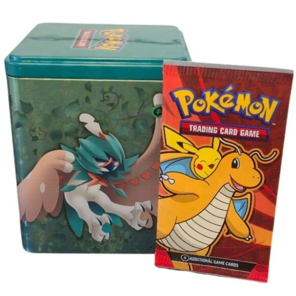 Pokémon Trading Card Collectors Tin & 2024 McDonald's card pack - Picture 2 of 12